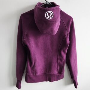 Lululemon Purple Scuba Hoodie, Hoody, Hooded Sweatshirt, Zip-up Sz 6